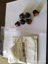 Rocker-Switches Round ON-OFF Black White Mini KCD1-105 6pcs 20mm-Diameter 2-Pin Red