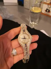 MISSFOX-reloj pequeño de 30mm para mujer, resistente al agua, de lujo, Ar, pulseras de Metal con diamantes de imitación Bu, relojes Chinos Baratos