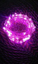 Fairy 2M 5M 10M Battery Operated LED Silver Wire String Lights For Wedding Christmas