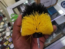 Kit de cepillo de taladro eléctrico, cepillo de limpieza redondo de plástico para alfombras de vidrio, neumáticos de coche, brochas de nailon, taladro limpiador eléctrico