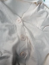 Muelle Verde pantalones abrigos 2020 flojo señoras corto de punto suéteres de manga larga botones V sólido cuello Cardigan para mujer nuevo