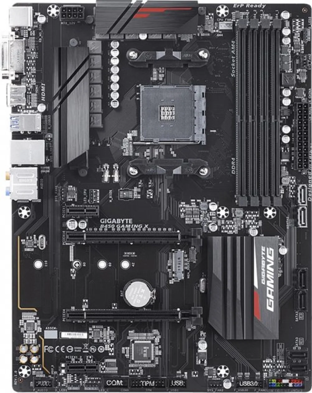 Ская ская версия Gigabyte B450 Gaming X (sAM4 AMD PCI-Ex16) | Компьютеры и офис