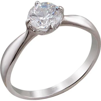 

Sokolov ring with 1 Swarovski crystal in silver