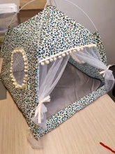 Pet-Bed Hammock Tent Nest Pet-Accessories Cozy-Products Cat-House Calming Dogs Small