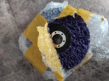 Abrasive-Disc-Belt Grinder Polishing Buffing-Wheels Diamond 125mm Black Blue 2pcs