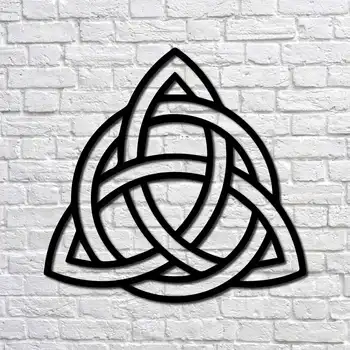 

Металлический декор стен Trinity Knot II 19.6x20 cm дизайн интерьера домашнего