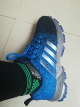 Transpirable hombres zapatos ligera antideslizante Zapatillas confort Unisex zapatos deportivos Jogging caminando azul Zapatillas Siez 35-47