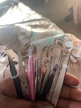 Pinzas para cejas de acero inoxidable, juego de 10 unidades, pinzas para el pelo, pinzas para recortar cejas, pinzas para extensiones de pestañas, utensilios de belleza para maquillaje