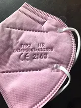 Mascarilla facial protectora de 5 capas, respirador con filtro FPP2, FPP3, FFP3, reutilizable, CE FFP2, 100 Uds.