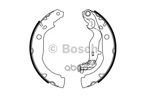 Колодки Тормозные Барабанные Dacia: Duster 10- Renault: Duster 11- Bosch арт. 0986487774
