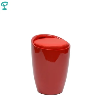 

94903 Barneo N-13 Plastic Kitchen Breakfast Interior Stool Bar Chair Kitchen Furniture Red free shipping in Russia