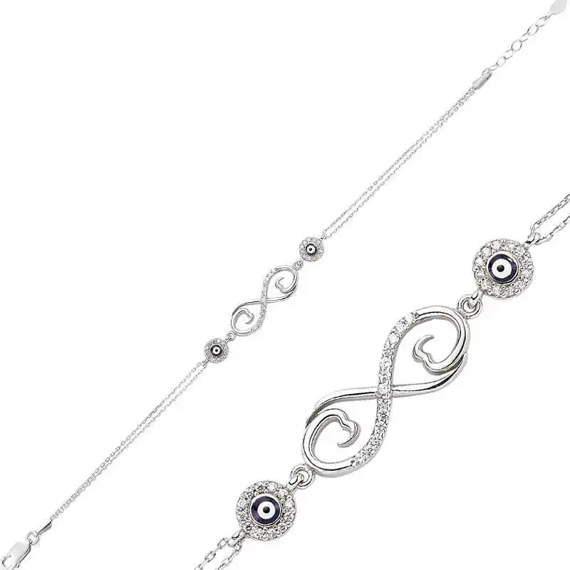 

Silver The Genres Change Infinity ladies Bracelet