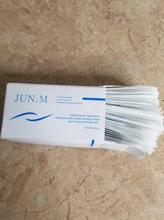 Aguja permanente para maquillaje de cejas, 3 filas, 16 Pines, cuchillas de aguja para bolígrafo de Microblading, bordado Manual, 100 Uds., envío gratis