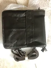 Bolso cruzado informal de cuero genuino para hombre, bandolera de hombro de piel de vaca a la moda, Diseño de Bolso