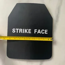 Placa de acero a prueba de balas, armadura dura, placa balístico para el ejército militar, NIJ estándar de EE. UU. 0101,06, Nivel III, 2 uds.