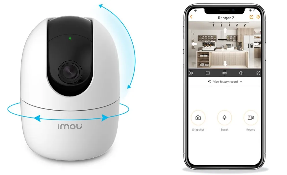 IP камера Dahua imou IPC A22EP Ranger 2 1080P 360 градусов Домашняя Wi Fi Облако|Камеры