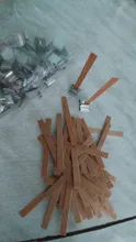 Candles Wick Wooden Sustainer 6mm 8mm 50pcs with Tab for Supply Soy-Parffin-Wax 13mm