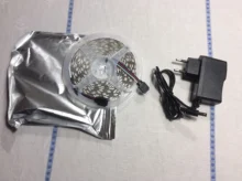 Tira de luces LED impermeable 5050 DC12V 60LEDs/m 5 m/lote, Flexible, RGB 5050, blanco, blanco cálido, rojo, codicia, azul