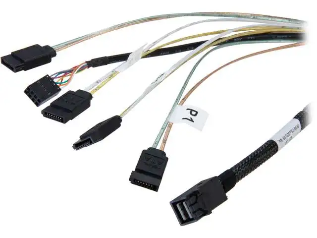 LSI Cable CBL-SFF8643-SATASB-06M (LSI00410/L5-00220-00) (SFF8643- 4*SATA+SB) 60cm Кабель данных SAS длина 60см