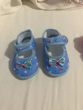 Algodón bebé niñas zapatos de bebé en primer lugar los caminantes niño chico Bowknot suave antideslizante zapatos de bebé de 0-18 meses