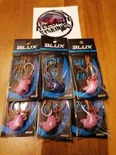 Rubber Skirt Bait Shrimp Boating Lead Fishing-Lure Jighead Madai Jig 40g Saltwater BLUX