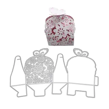 

3D Gift Candy Box Metal Cutting Dies for DIY Scrapbooking Steel Craft Die Cuts Paper Art Emboss Card making Stencil