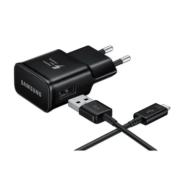 

Samsung charger ep-ta20ebe-fast charging adaptive max. 15w-output 5v/2a-9v/1.67a-12v/2.1a-usb cord Type-C 1.5m