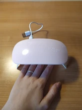 XZMUV-minisecador de uñas portátil, lámpara de manicura de 6 LED UV, Cable USB, para uso doméstico, 6W