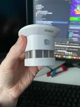 Zigbee Detector de humo Sistema de casa inteligente 2,4 GHz de alta sensibilidad de seguridad la prevención de trabajo con Smartthings