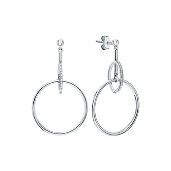 

Silver earrings with cubic zirconia sunlight sample 925