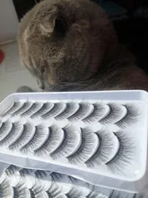 Pestañas 3D de visón, maquillaje, pestañas postizas largas naturales, extensión de pestañas llamativas, pestañas postizas hechas a mano, 10 pares