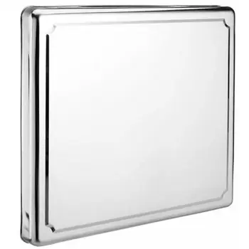 

COVERS KITCHEN PLATES JOCCA 6414-STAINLESS STEEL-SUITABLE FOR GAS-PLATED WITH SMOOTH FINISH BRIGHT