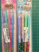 4 unids/set colorido no afilar lápices de dibujos animados lindo estudiantes de escritura bolígrafos lápiz de papelería escolar para niños suministros de oficina