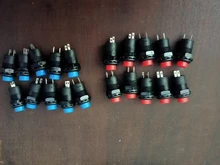 Switch-Locking Dashboard Latching Push-Button Momentary Ds228-On/Off 10pcs Car DS428