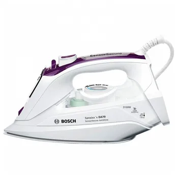 

Steam Iron BOSCH TDA703121A 380 ml SoftTouch 3200W White Purple Ceramic