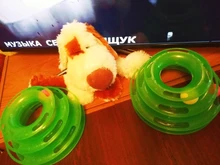 Toy Pet-Toy-Ball Carousel-Ball Track Cat-Supplies Three-Layer-Tower Baby Automatic