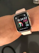 Funda completa mate con Protector de pantalla de vidrio templado para Apple Watch Series 6 5 4 iWatch 40mm 44mm, 1 unidad