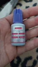 Genielash-pegamento para pestañas, secado rápido, para extensión de pestañas, de 6 a 7w, larga duración, baja irritación, negro, 0,5-1s
