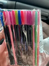 Gel de silicona desechable para pestañas pincel para rímel, varitas para extensión de pestañas, herramienta profesional de belleza, suministros de maquillaje para pestañas, 25 uds.