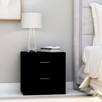 

Bedside 2 pcs Black 40x30x40 cm in particleboard tables