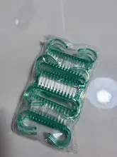 Cepillo para limpieza de uñas, herramientas de manicura de decoración de uñas, accesorios acrílicos, 10 Uds.