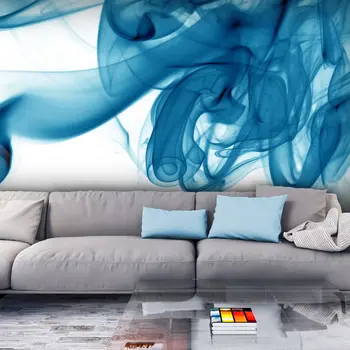 

Wall mural-smoke Blue-300x231 cm