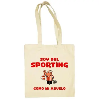 

Cloth bag I'm Sporting Gijón like my grandfather