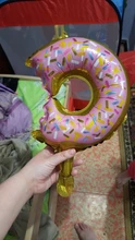 Toys Balloons Donut-Lip Ice-Cream Party-Decoration Popcorn Candy-Foil Shower-Happy-Birthday