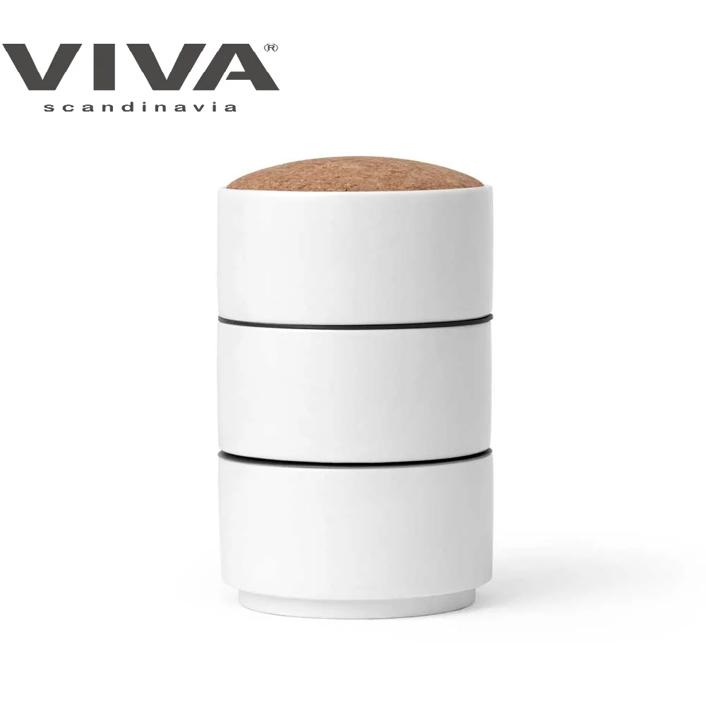 Емкость для хранения чая VIVA Scandinavia &quotCortica&quot белая V78345 | Дом и сад