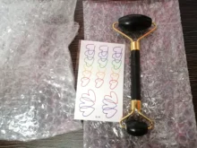 Jade Roller Face-Massage-Roller Beauty-Tool Relaxation Stone-Needle Thin-Lift Neck Double-Heads