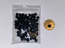 Cuentas de pesca de carpa, 100 unids/lote de 6mm de diámetro, accesorios de pesca de carpa de goma suave, color negro, marrón, verde