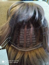 AISI QUEENS corto marrón peluca pelucas sintéticas con flequillo para las mujeres púrpura de la onda de agua Natural Bob pelucas resistente al calor falso pelo