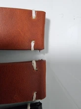 Correa de reloj de cuero con cera de aceite, accesorios de reloj de 18mm, 20mm, 22mm, Vintage, negro, azul, marrón, 6 colores disponibles, correa de reloj hecha a mano