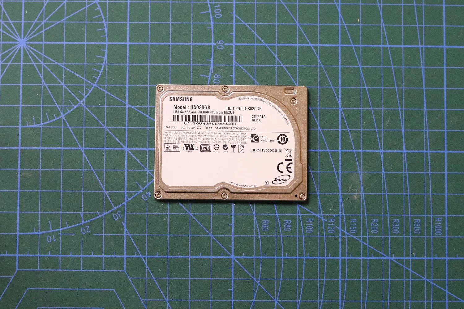 HDD Samsung HS030GB 30GB 4200 rpm 1.8" IDE/ZIF p/n: HS030GB/OMD (жесткий диск) |